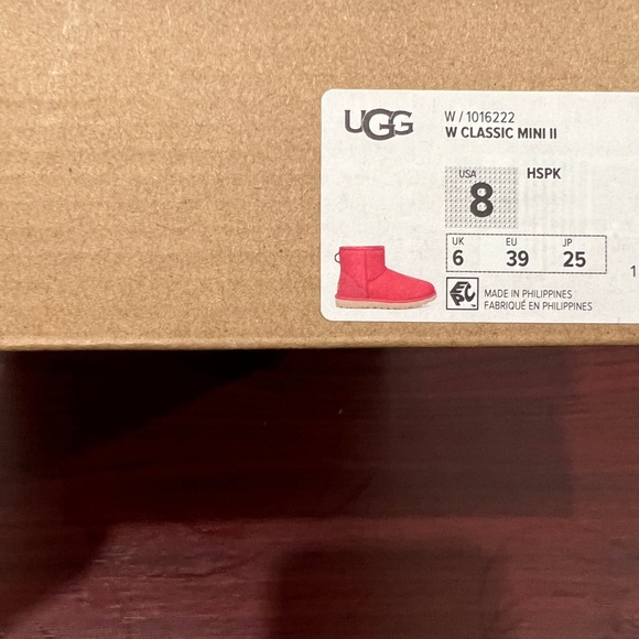 Ugg, Classic Mini, 1016222, Pink - Picture 9 of 15